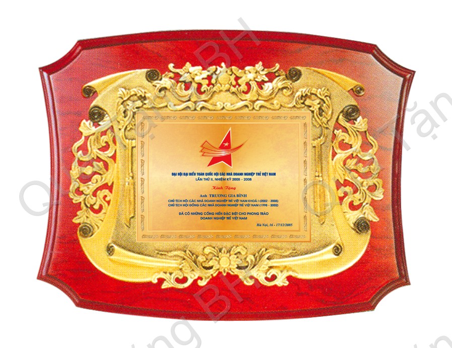 sản xuất kỷ niệm chương gỗ đồng tại Đà Nẵng