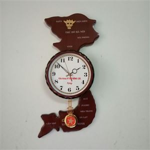 Đồng hồ bản đồ Việt Nam