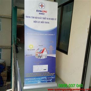 Standee banner cuốn hào hoa một mặt