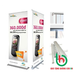 Standee cuốn nhôm một mặt